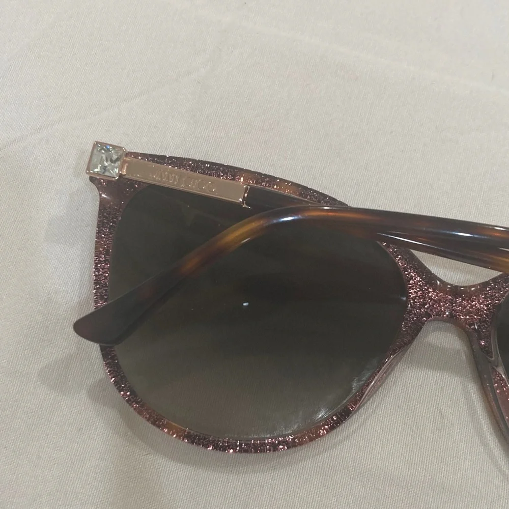 Jimmy Choo Tortoise Cat-Eye Sunglasses - Brown